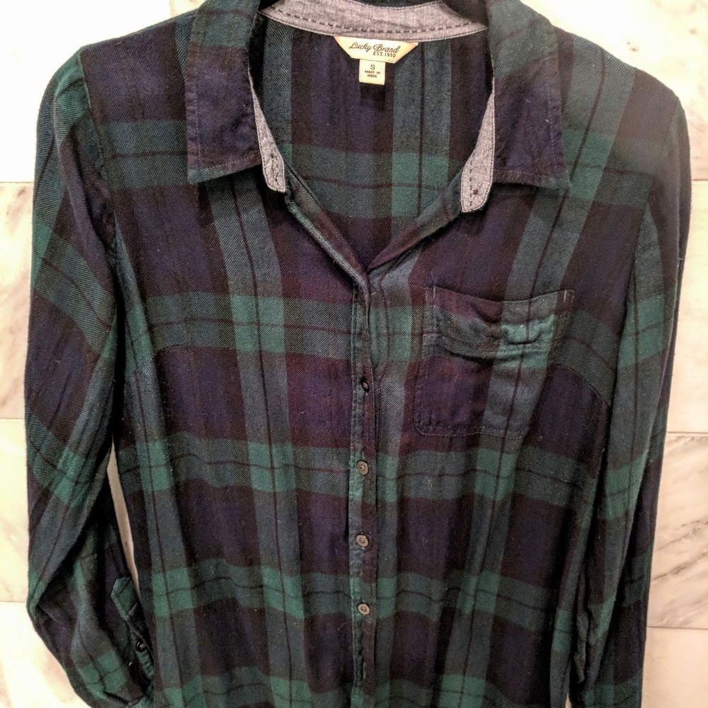 Lucky Brand flannel button down